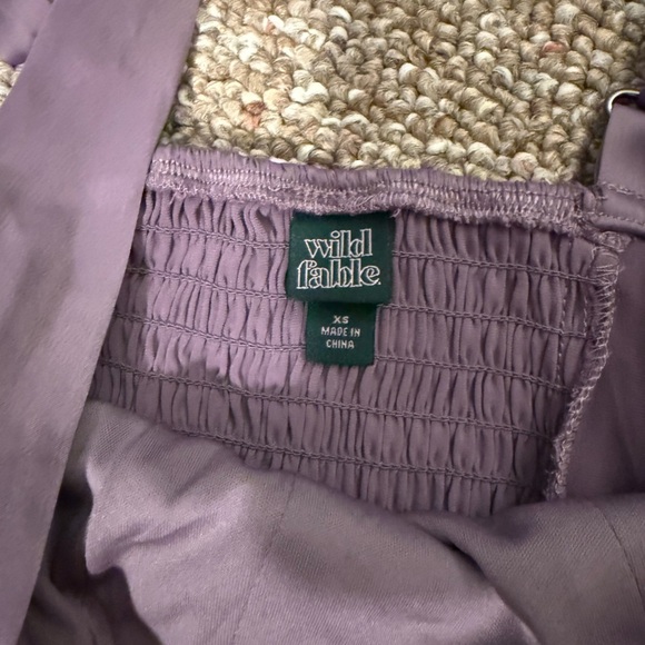 Wild Fable Lavender Women XS/XXS Set Skirt Top Slip Lace Spring Club Sexy - Picture 7 of 10